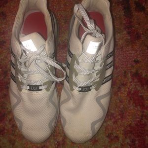 Men’s size 11 Adidas EQT black white silver